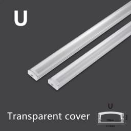 Aluminum Profile Channel Holder for LED Strip Light Bar, Cabinet Lamp, Kitchen Closet, Aluminum Corner, 1-30Pcs per Lot