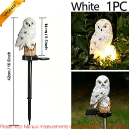 Solar Lamp Owl Animal Solar Garden Lights Solar Powered Solar Led Light Outdoor Garden Decoration Lamp Waterproof Solar Lights