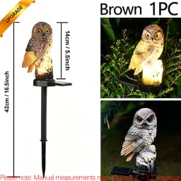 Solar Lamp Owl Animal Solar Garden Lights Solar Powered Solar Led Light Outdoor Garden Decoration Lamp Waterproof Solar Lights