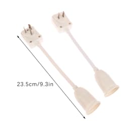 High Quality Household E27 Lamp Base Flexible Bend Wall Light Socket Adapter Plug Switch Lamp Bulb Extension Holder