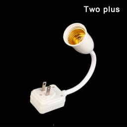 High Quality Household E27 Lamp Base Flexible Bend Wall Light Socket Adapter Plug Switch Lamp Bulb Extension Holder