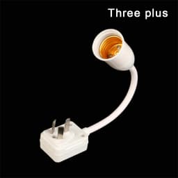 High Quality Household E27 Lamp Base Flexible Bend Wall Light Socket Adapter Plug Switch Lamp Bulb Extension Holder