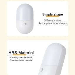 EU/US Plug Night Lights LED Bedside Lamp AC220V Bedroom Living Room Baby Feeding Room Corridor WC Lighting Mini Cute Night Lamp