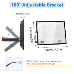 LED Flood Light Spotlight AC220V 110V 10-300W IP66 Waterproof For Outdoor Wall Garden Wall Flood Lights LED Projector