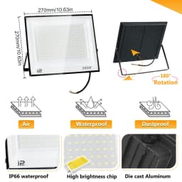 LED Flood Light Spotlight AC220V 110V 10-300W IP66 Waterproof For Outdoor Wall Garden Wall Flood Lights LED Projector