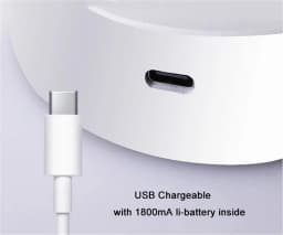Magnetic Base USB Rechargeable LED Cordless Wall Light with Touch Switch Black White Magnet Dimmable Bedside Lamp for Reading