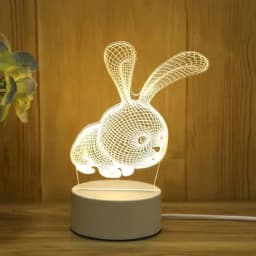 Romantic Love 3D Acrylic Led Lamp for Home Children's Night Light Wedding Decoration Birthday Party Valentine's Day Bedside Lamp