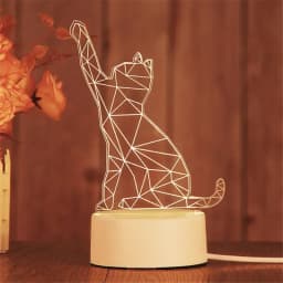 Romantic Love 3D Acrylic Led Lamp for Home Children's Night Light Wedding Decoration Birthday Party Valentine's Day Bedside Lamp
