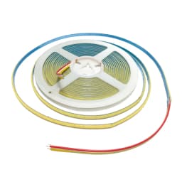 12V 24V DC CCT COB LED Strip Light 2700K to 6500K Color-Changing LED Tape Linear Double Color RA90 Dimmable Ribbon 5mm 8mm Width