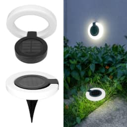 1/4 Pack Solar Outdoor Lights, LED Waterproof Atmosphere Light, Warm White Lamp, for Garden Fence Buried Lawn Porch Walkway Deco