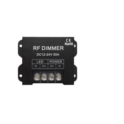 LED Dimmer Controller 30A 12-24V With 3 Key RF Wireless Remote Control Stepless Dimming for LED Single Color Lighting String