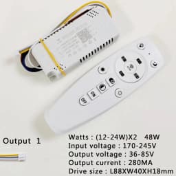 APP Control LED Driver 2.4G Remote Intelligent LED Transformer 12-24W 40W 80W 120W 360W For Dimmable Color-changeable Chandelier
