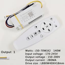 APP Control LED Driver 2.4G Remote Intelligent LED Transformer 12-24W 40W 80W 120W 360W For Dimmable Color-changeable Chandelier