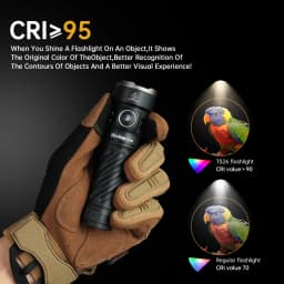 Wurkkos TS26S EDC Flashlight 519A 3100 Lumens IPX8 Water Resistance Magnetic Tail Switch Rechargeable 21700D Battery