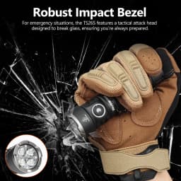 Wurkkos TS26S EDC Flashlight 519A 3100 Lumens IPX8 Water Resistance Magnetic Tail Switch Rechargeable 21700D Battery