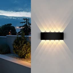 Led Wall Lamp Outdoor Indoor Waterproof Surface Mounted LED Up and Down Wall Light Porch Garden AC85-265V