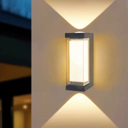Led Wall Lamp Outdoor Indoor Waterproof Surface Mounted LED Up and Down Wall Light Porch Garden AC85-265V