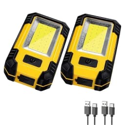4000mAH COB Work Light USB Rechargeable LED Flashlight Portable Lantern with Magnet 7 Lighting Modes Camping Emergency Torch