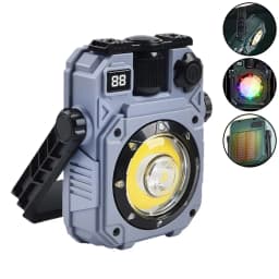 4000mAH COB Work Light USB Rechargeable LED Flashlight Portable Lantern with Magnet 7 Lighting Modes Camping Emergency Torch