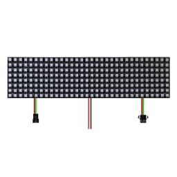 1-10Pcs WS2812B RGB Flexible 4X12 8X8 16x16 8x32 Pixel Led Panel Matrix Screen Module WS2812 Individually Addressable IC DC5V