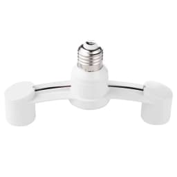 10-1PCS E27 To 2E27 Conversion Lamp Holder 85-285V Lamp Head Conversion Holder for Home Hotel Lighting Base Accessories