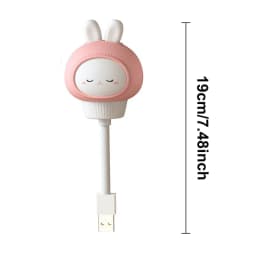 GGbingo Night Light USB/Remote Control LED Cute Cartoon Night Lamp Bear Kitten Light for Kid Bedroom Decor Bedside Lamp