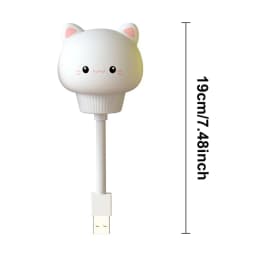 GGbingo Night Light USB/Remote Control LED Cute Cartoon Night Lamp Bear Kitten Light for Kid Bedroom Decor Bedside Lamp
