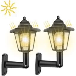 2Pcs Solar Outdoor Light Garden Sunlight Wall Lamp Home Villa Balcony Wall Light Terrace Decorative Atmosphere Lights Energy