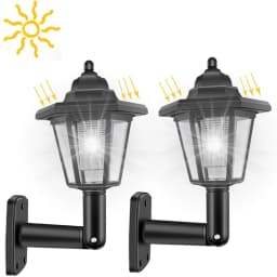 2Pcs Solar Outdoor Light Garden Sunlight Wall Lamp Home Villa Balcony Wall Light Terrace Decorative Atmosphere Lights Energy