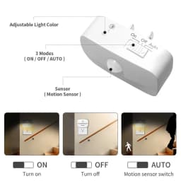 AC85-265V Led Night Light with Motion Sensor EU US Socket PIR Human Infrared Induction Lamp Plug in Wall Bedroom Hallway 3 Color