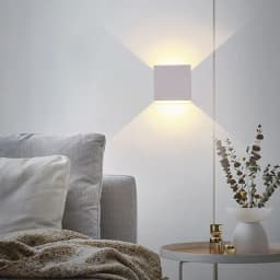 LED Wall Sconces 6W Modern Indoor Lamp White Up Down Wall Mount Lights for Home Villa Living Room Hallway Bedroom Decoration