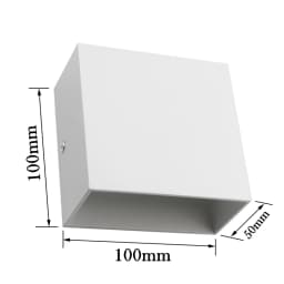 LED Wall Sconces 6W Modern Indoor Lamp White Up Down Wall Mount Lights for Home Villa Living Room Hallway Bedroom Decoration