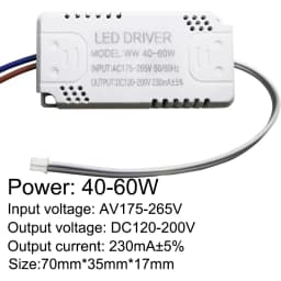 LED Driver 230mA 8-24w 24-40w 40-60w 60-80w 80-120w 100-150w LED Constant Current Driver Power Unit Supply LED Transformer