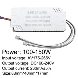 LED Driver 230mA 8-24w 24-40w 40-60w 60-80w 80-120w 100-150w LED Constant Current Driver Power Unit Supply LED Transformer
