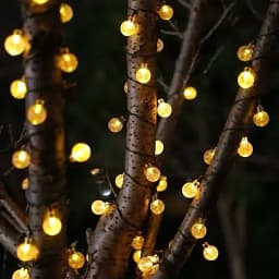 Solar String Lights Outdoor 100 LED Crystal Globe Light Waterproof Solar Fairy Light for Christmas Halloween Party Festoon Decor