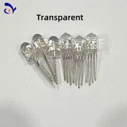 50PCS High-brightness WS2812B Plug-in Lamp Beads: F5RGB Built-in IC 5V Programmable Direct Insert 5MM Color Full-color LED