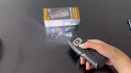 High-Powerful Type-C Rechargeable Flashlight Super Bright Beam Distance 303M Built-in Battery Portable Work Light
