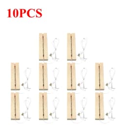 1-10PCS LED Wood Light Display Crystal Wooden Lighted Base Stand Acrylic Light Plate Base USB Wooden Base for Resin Art Light