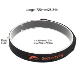 LED Flashlights Headlight Bracket Head Lamp Torch Mount Holder Elastic Head Light Headband Adjustable Headlamp Strap