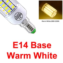AC 220V E27 LED Lamp E14 LED SMD 5730 Corn Bulb 24 36 56 72LEDs Lamparas Chandelie for Home Ampoule LED Replacement Spotlight