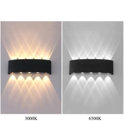 LED Wall Lamp 4/6/8/10 Outdoor Wall Lamps Up And Down Towards Lighting For Indoor Room Decoration Garden Lighting Street Lights
