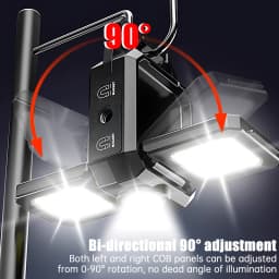 Rechargeable Keychain Flashlight Portable Mini COB Work Lights With 90° Foldable Side Lights Super Bright Flashlight for Camping