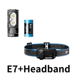 WUBEN E7 Best Rechargeable Headlamp 1800 lumens Include One 26650 Battery