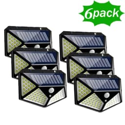 12Pack Outdoor Solar Lights 3 Modes Motion Sensor Lights Waterproof Wall Lights for Backyard Garden Patio Yard Garage Deck Porch