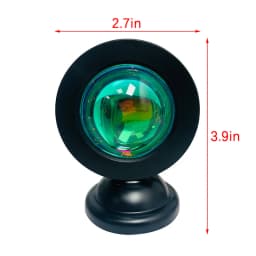 Led USB Sunset Lamp Projector Home Decor Night Light Portable Mood Light For Bedroom Living Room Wall Photography Neon Lights
