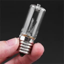 E17 10V Quartz Tube UVC Disinfection Lamp Ozone 254nm Ultraviolet Lamp Light Bulb Germicidal UV Lamp Kill Mites for Home Kitchen
