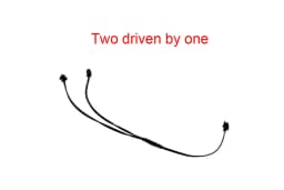 DC 12V 5V 3V Battery Driver Inverter USB Car Ciggrette Controller EL Wire Splitter Connectors For Flexible Neon Light EL Wire