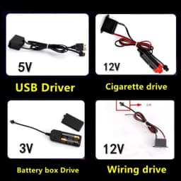 1M/2M/3M/4M/5M Multicolor Led Strip Flexible Neon Light EL Wire Led Neon Dance Party Atmosphere Decor Light String Waterproof