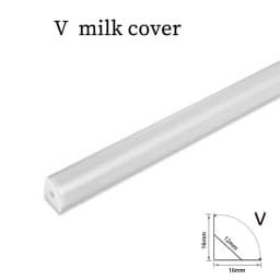 1-24Pcs/Lot 50cm Perfil Aluminio Led Corner Aluminium Profile Channel Holder for LED Strip Light Bar Cabinet Lamp Kitchen Closet