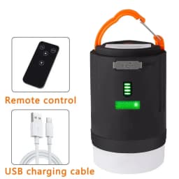 New Portable Camping Lights Outdoor Tent Lamp Have 5 Modes Retractable Hook Mini Family Walking 20W High-Power Emergency Lights